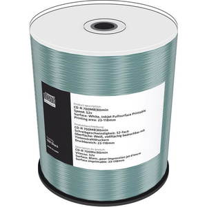MediaRange CD-R Tintasugarasan Nyomtatható Felülettel, 100 darabos kiszerelésben kép
