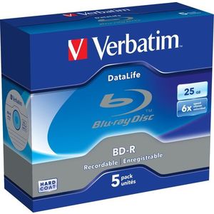 Verbatim BD-R Datalife 25GB 6x, 5db kép