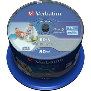 VERBATIM BD-R SL DataLife 25GB, 6x, printable, spindle 50 db kép