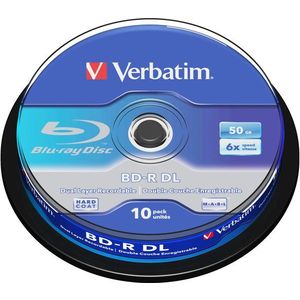 Verbatim BD-R 50GB Dual Layer 6x - 10db-os cakebox kép