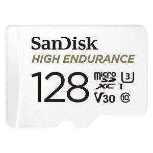 SanDisk microSDXC 128GB High Endurance Video U3 V30 + SD adapter kép