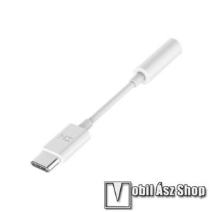 XIAOMI ZMI USB Type-C / 3, 5mm Jack audio adapter kábel - FEHÉR - AL71A - GYÁRI kép