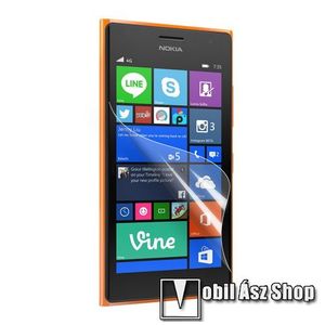Képernyővédő fólia - Clear - 1db, törlőkendővel - NOKIA Lumia 730 DUAL SIM kép