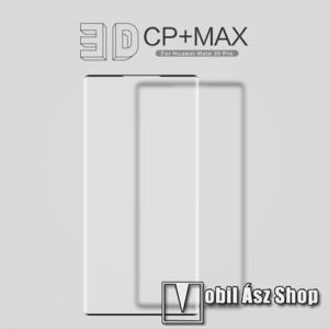 NILLKIN 3D CP+ MAX előlap védő karcálló edzett üveg - 0, 3mm, 9H - FEKETE - A TELJES KIJELZŐT VÉDI! - HUAWEI Mate 30 Pro / HUAWEI Mate 30 Pro 5G - GYÁRI kép