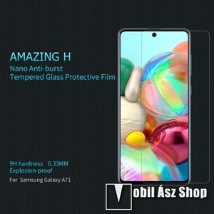 NILLKIN Amazing H előlap védő karcálló edzett üveg - 0.33mm, 9H, A képernyő sík részét védi - SAMSUNG Galaxy Note10 Lite (SM-N770F) / SAMSUNG Galaxy A71 (SM-A715F) / SAMSUNG Galaxy A71 5G (SM-A716F) - GYÁRI kép