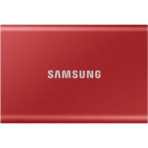 Samsung Portable SSD T7 1TB piros kép