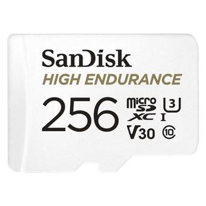 SanDisk microSDHC 256GB High Endurance Video U3 V30 + SD adapter kép
