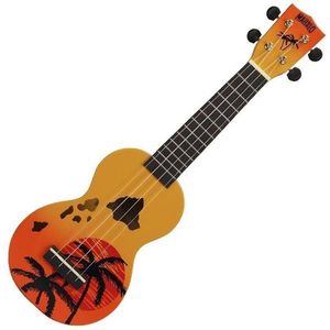 Mahalo Hawaii Szoprán ukulele Hawaii Orange Burst kép