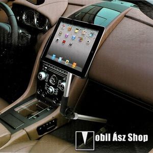 UNIVERZÁLIS tablet PC gépkocsi / autós tartó - 105-200mm-ig állítható bölcső, üléssínhez vagy falra is rögzíthető, 7-10.1"-os készülékekhez kép