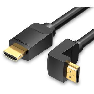 Vention HDMI 2.0 Right Angle Cable 270 Degree 2m Black kép