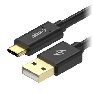 AlzaPower Core Charge 2.0 USB-C 0, 1m, fekete kép