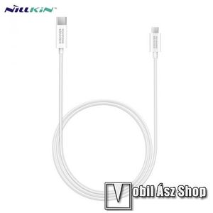 NILLKIN adatátvitel adatkábel / USB töltõ - Type-C / microUSB - 1m hosszú, gumírozott kábelkivitel, gyorstöltés támogatás - FEHÉR - GYÁRI kép