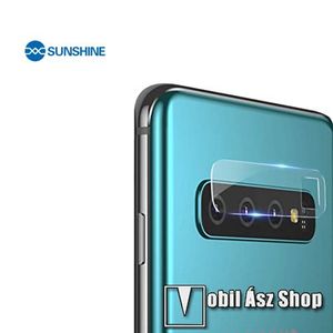 SUNSHINE Hydrogel TPU kameravédő fólia - Ultra Clear, ÖNREGENERÁLÓ! - 1db - SAMSUNG Galaxy S10 Plus (SM-G975F) - GYÁRI kép