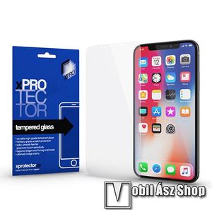 Xpro előlap védő karcálló edzett üveg - 0, 33 mm vékony, 9H, Arc Edge, A képernyő sík részét védi - APPLE iPhone 11 Pro / APPLE iPhone X / APPLE iPhone XS - GYÁRI kép