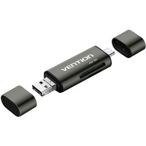 Vention USB3.0 Multi-function Card Reader Gray Metal Type kép