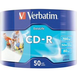 VERBATIM CD-R 700MB, 52x, wrap 50 db kép