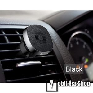 BASEUS Privity autós / gépkocsi tartó - mágneses, szellőzőrácsra rögzíthető - FEKETE - GYÁRI kép