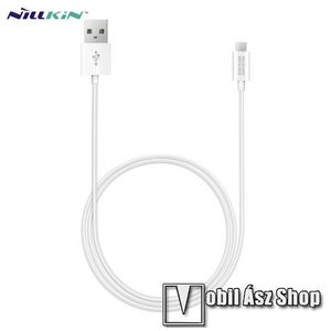 NILLKIN adatátvitel adatkábel / USB töltõ - microUSB / USB - 1m hosszú, gumírozott kábelkivitel, gyorstöltés támogatás - FEHÉR - GYÁRI kép