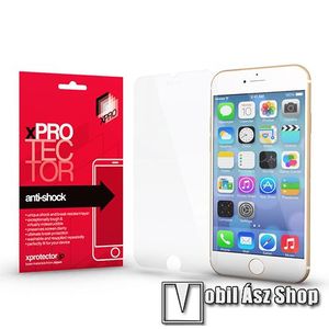 Xpro Anti Shock Flexible rugalmas előlap védő karcálló edzett üveg - 9H, Arc Edge, A képernyő sík részét védi - APPLE iPhone 7 Plus / APPLE iPhone 8 Plus - GYÁRI kép