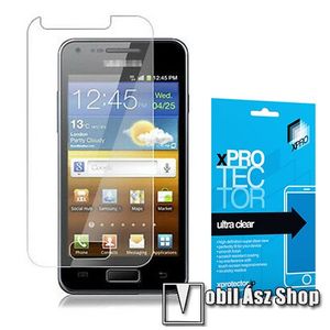 Xpro képernyővédő fólia - Clear - 1db, törlőkendővel - SAMSUNG GT-I9070 Galaxy S Advance - GYÁRI kép