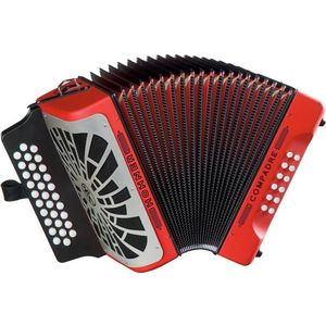 Hohner Compadre GCF Piros Diatonikus tangóharmonika kép