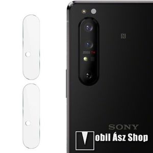 IMAK kamera lencsevédő üvegfólia - 2db, 9H, Arc Edges - Sony Xperia 1 II (2020) - GYÁRI kép