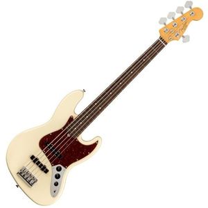 Fender American Professional II Jazz Bass V RW Olympic White kép