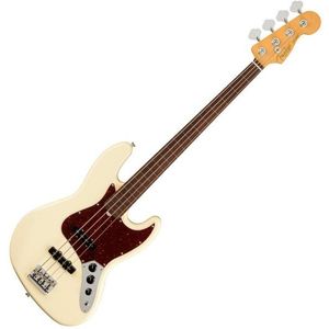 Fender American Professional II Jazz Bass RW FL Olympic White kép