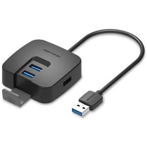 Vention Exclusive USB HUB 3.0 4-ports 0, 5 m Black kép