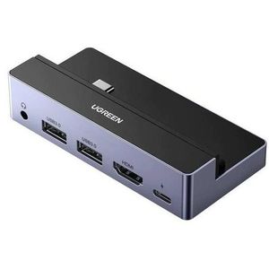 Ugreen USB-C to 2*USB3.0+ HDMI+3.5mm+PD Converter kép