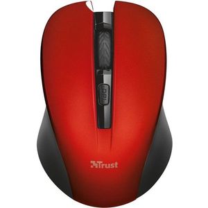 Trust Mydo Silent Click Wireless Mouse - red kép