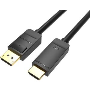Vention 4K DisplayPort (DP) to HDMI Cable 1m Black kép