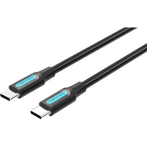 Vention Type-C (USB-C) 2.0 Male to USB-C Male Cable 1.5m Black PVC Type kép