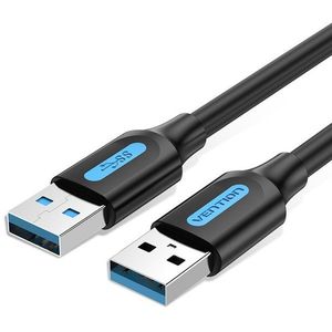 Vention USB 3.0 Male to USB Male Cable 1.5m Black PVC Type kép