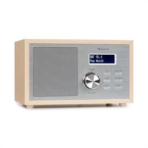 Auna Ambient DAB + / FM, rádió, BT 5.0, AUX bemenet, LCD kijelző, ébresztőóra, fa kivitel, barna kép
