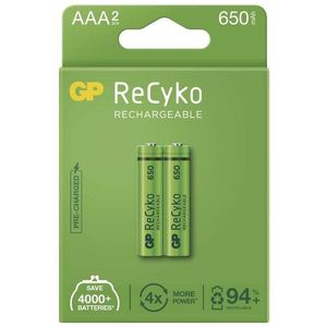 GP ReCyko 650 AAA (HR03) újratölthető elem, 2 db kép