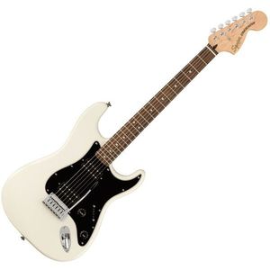 Fender Squier Affinity Series Stratocaster HH LRL BPG Olympic White kép