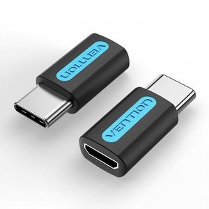 Vention USB-C (M) to Micro USB 2.0 (F) Adapter Black PVC Type kép