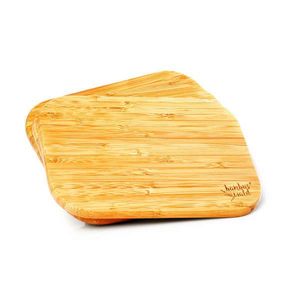 Klarstein 3 darabos bambusz reggeliző deszka készlet, 22 x 1, 15 x 15 cm (SZ x M x M), egyszerű karbantartás kép