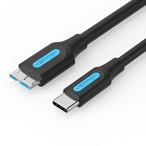 Vention USB-C to Micro USB-B 3.0 2A Cable 1m Black kép