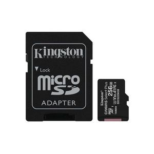 Kingston 256GB MicroSDXC Memóriakártya + Adapter (SDCS2/256GB) kép