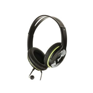 Genius HS-400A headset (31710169100) Fekete/Zöld kép
