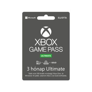 Xbox Game Pass Ultimate 3 hónapos előfizetés Pc + Xbox + Gold kép