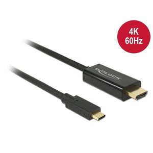 DeLock USB Type-C Male - HDMI Male Átalakító kábel (85290) kép