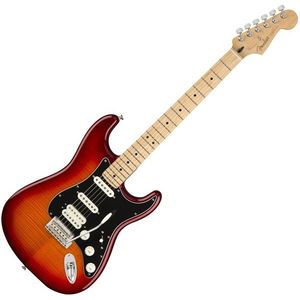 Fender Player Series Stratocaster HSS Plus Top MN Aged Cherry Burst kép