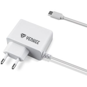 YENKEE YAC 2027WH USB Type-C toltő, 2A (30018435) fehér kép