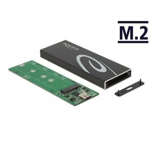 DELOCK USB Type-C Külső Ház, M.2 SATA SSD-hez (42003) kép