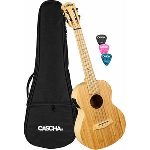 Cascha HH 2314E Bamboo Tenor ukulele Natural kép