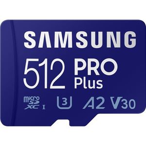 Samsung MicroSDXC 512GB PRO Plus + SD adapter kép