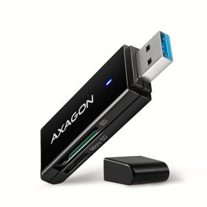 AXAGON CRE-S2N SUPERSPEED USB-A SD / microSD Card Reader kép